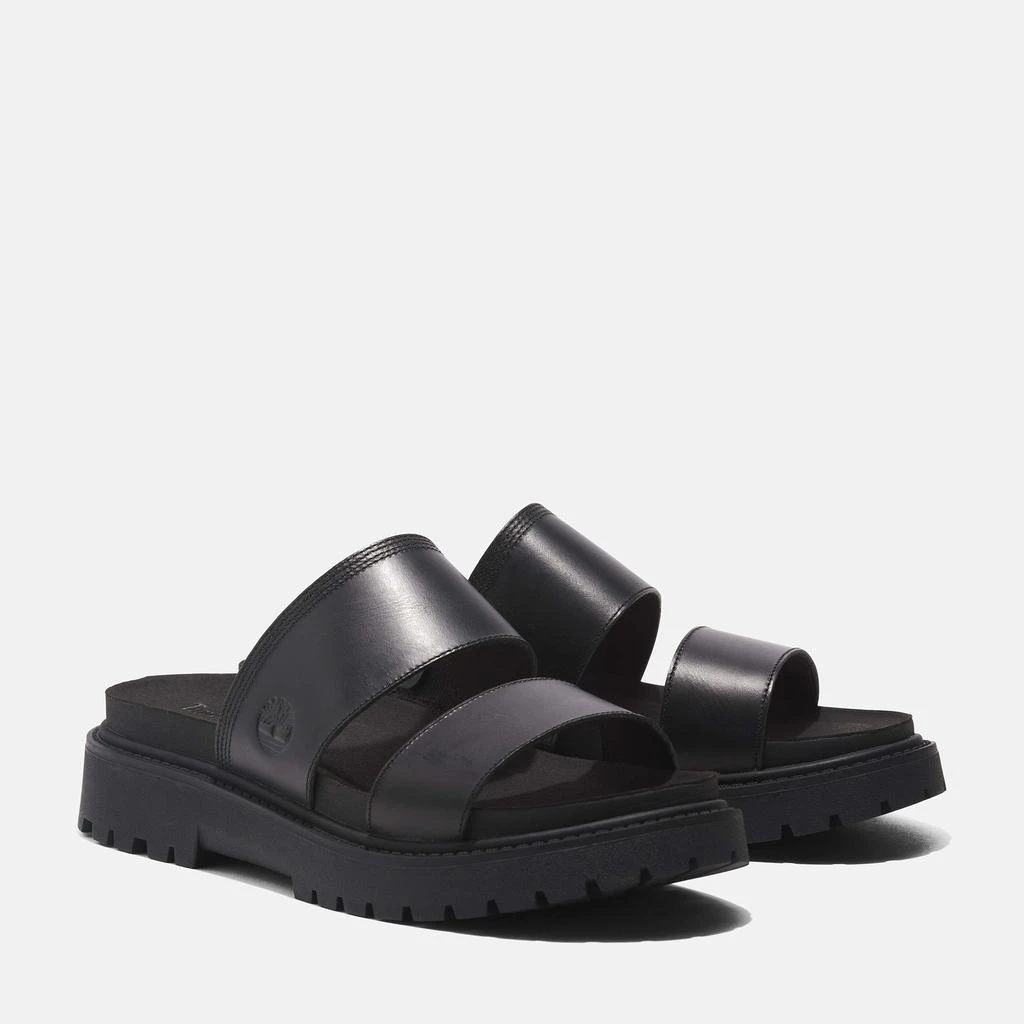 Timberland Women's Clairemont Way Leather Slide Sandals 2