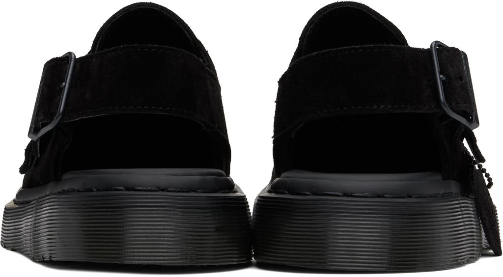 Dr. Martens Black Jorge Made In England Suede Slingback Mules 2