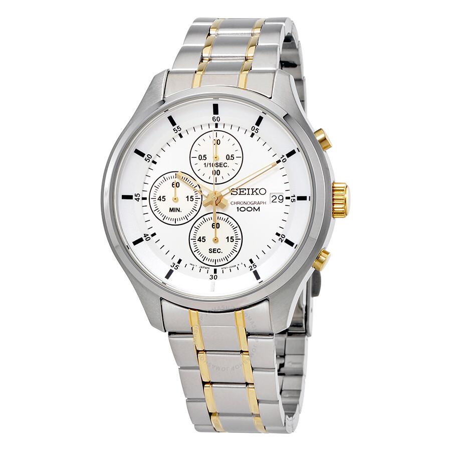 Seiko Chronograph Silver Dial Men's Watch SKS541