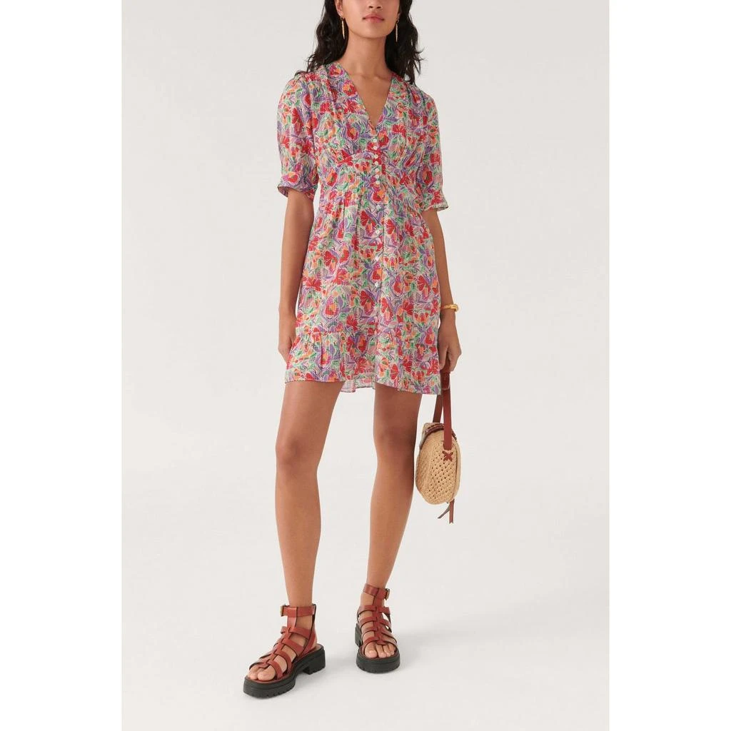 ba&sh Robe Aniela - Ecru - Femme 1
