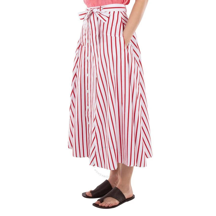 Ralph Lauren Striped A-Line Skirt With Belt 2