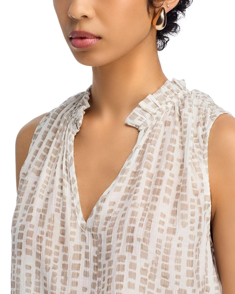 Bella Dahl Ruffle Neck Printed Tank Top 4