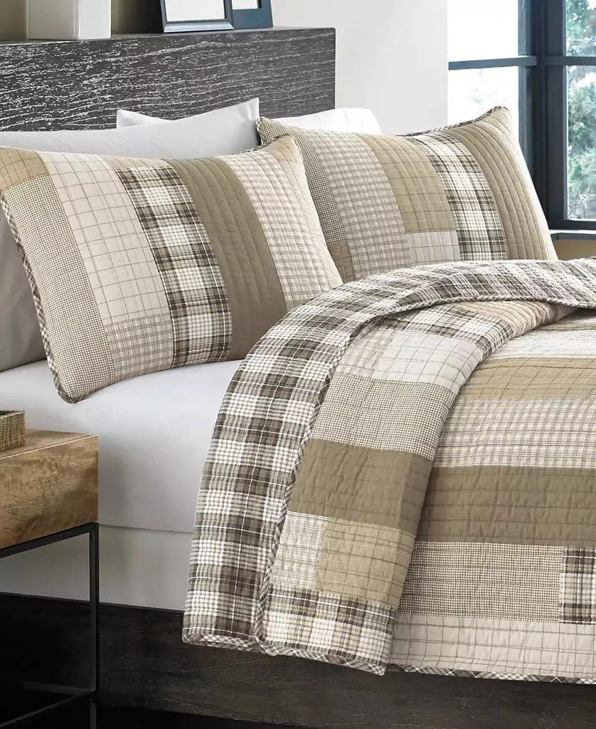 Eddie Bauer Fairview Saddle Reversible 3-Pc. Quilt Set 2