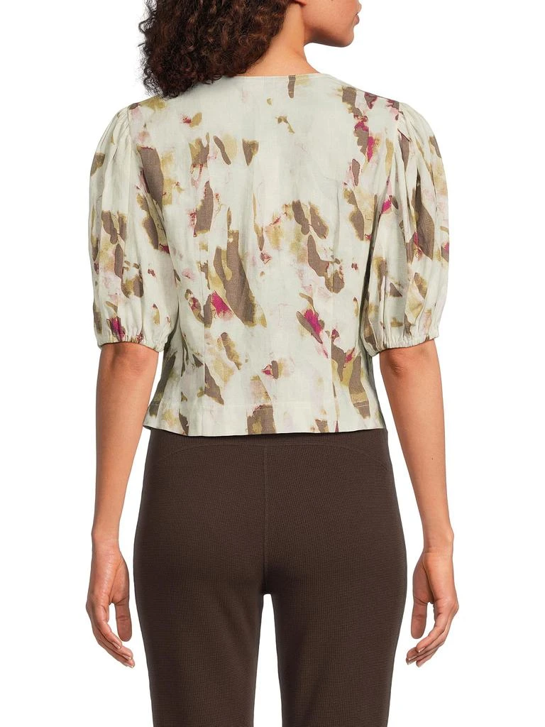 DKNY ​Shattered Puff-Sleeve Top 2