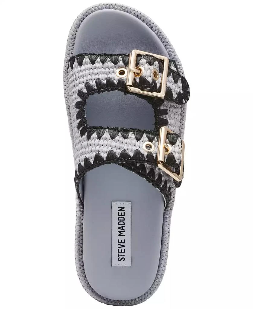 Steve Madden Women's Karrigan Platform Footbed Sandals 4