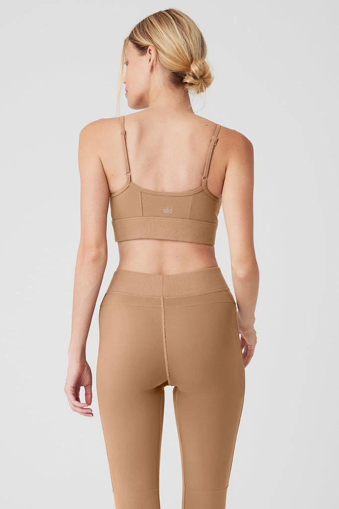 Alo Alosoft Head Start Bra - Toasted Almond 2