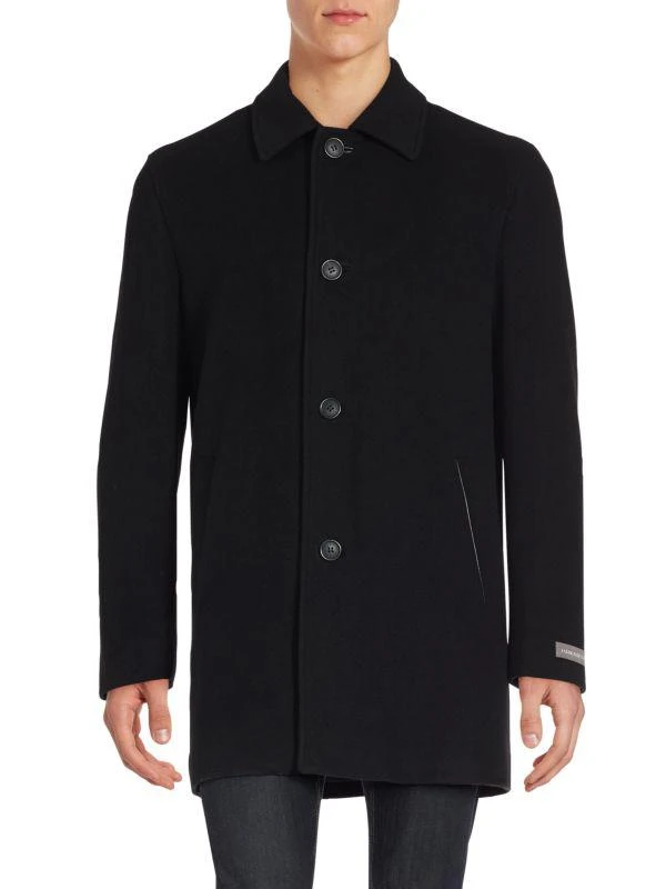 Cole Haan Wool Blend Topcoat 1