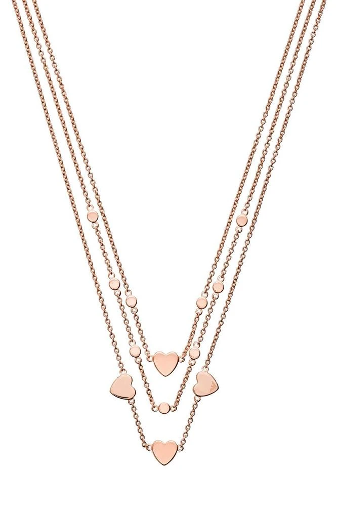 Emporio Armani Heart Layered Necklace 1