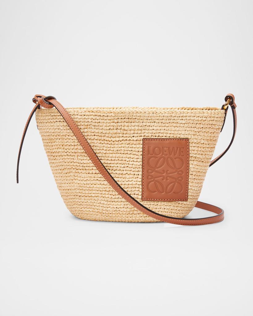Loewe x Paula's Ibiza Pochette Medium Raffia Crossbody Bag