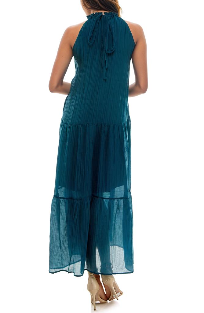 Socialite Sleeveless Tiered Maxi Dress