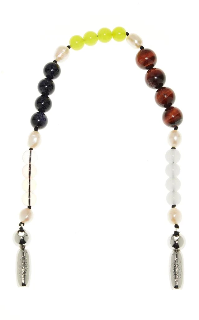 Ossa Ossa Stone; Pearl Phone Strap Wristlet - Moda Operandi 1