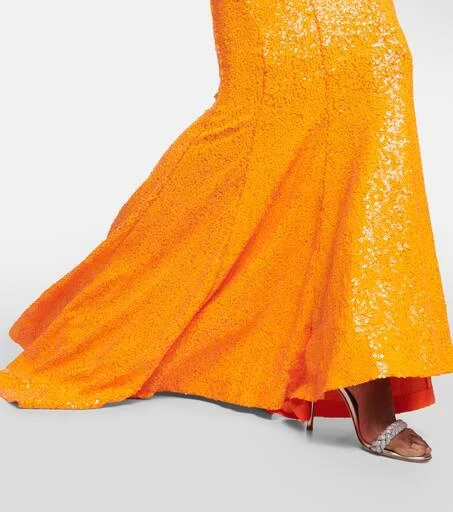 Norma Kamali Sequined gown 5