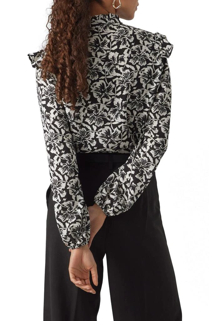 VERO MODA Sophia Floral Print Ruffle Shirt 2