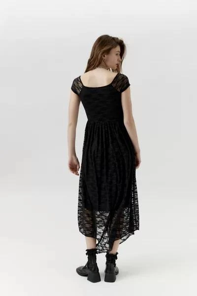 Urban Renewal Urban Renewal Remnants Lace Cap Sleeve Asymmetric Maxi Dress 4