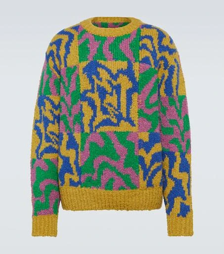 The Elder Statesman Patterned crewneck sweater 1