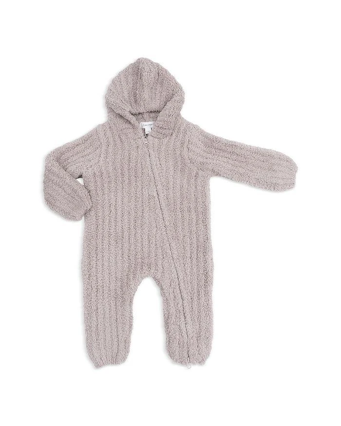 Angel Dear Girls
 Chenille Striped Texture Hooded Jumpsuit - Baby