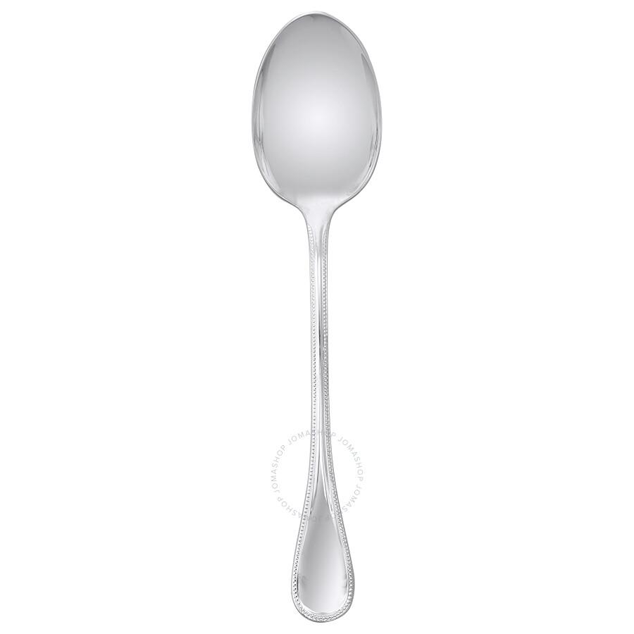 Christofle Silver Plated Perles Serving Spoon 0010-006
