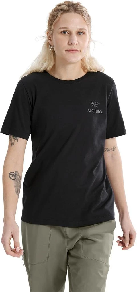 Arc'teryx Arc'teryx Kragg SL Cotton Emblem Crew SS Women's | Soft Cotton Climbing Tee with a Chest Graphic