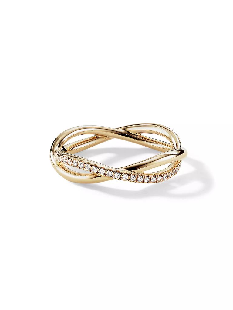 David Yurman Infinity Band Ring in 18K Yellow Gold