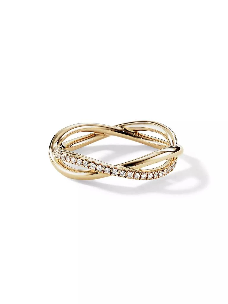 David Yurman Infinity Band Ring in 18K Yellow Gold 1