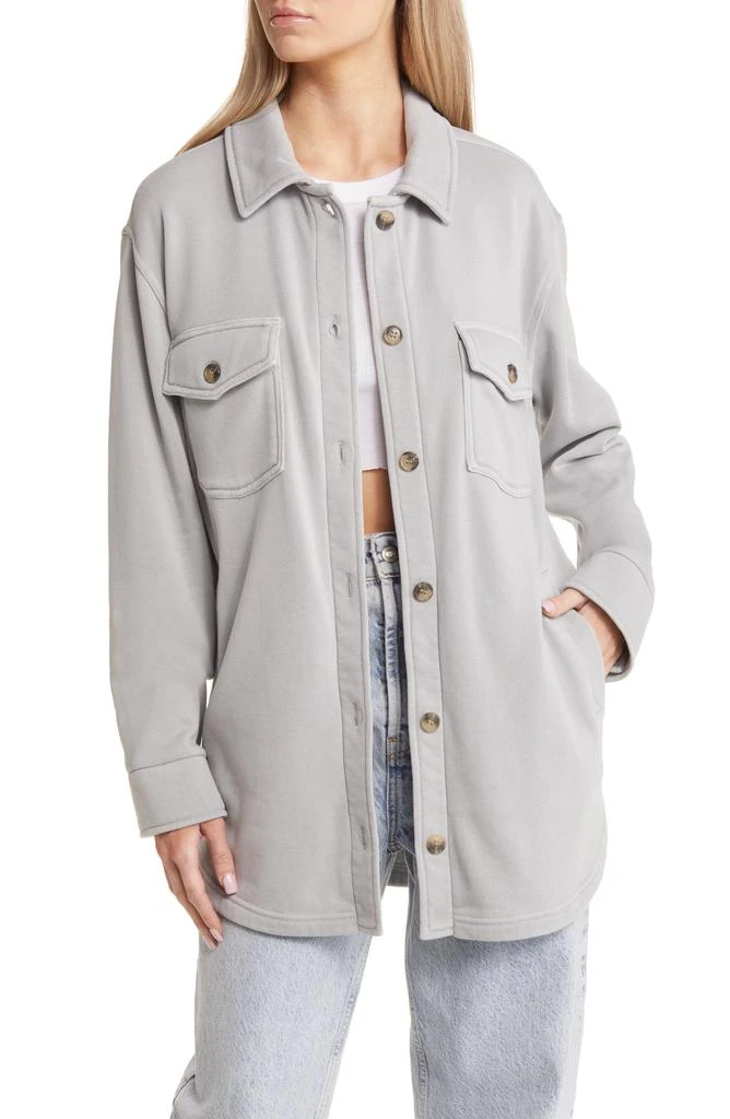 Thread & Supply Longline Sweatshirt Knit Shacket 1