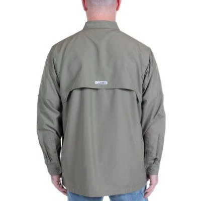 Habit Mens Fourche Mountain Long Sleeve River Guide Fishing Shirt 2