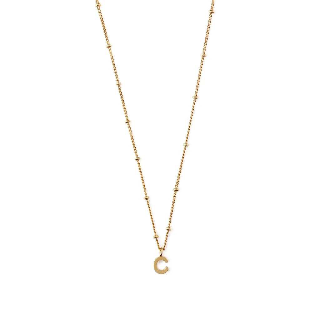 Orelia London Satellite Chain Initial Necklace 6