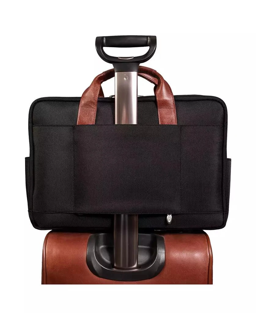 McKlein Southport 17" Nylon Dual-Compartment Laptop Tablet Briefcase 9