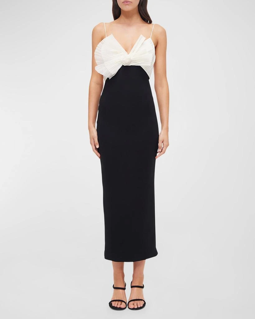 RACHEL GILBERT July Column Dress with Bow Detail 2