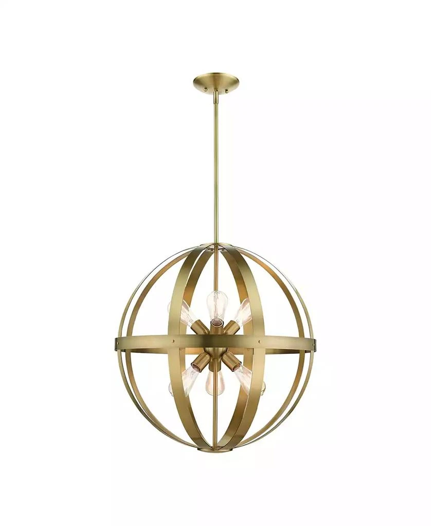 Livex Stoneridge 6 Lights Pendant Chandelier