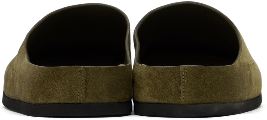 Common Projects Khaki Clog Slip-On Loafers