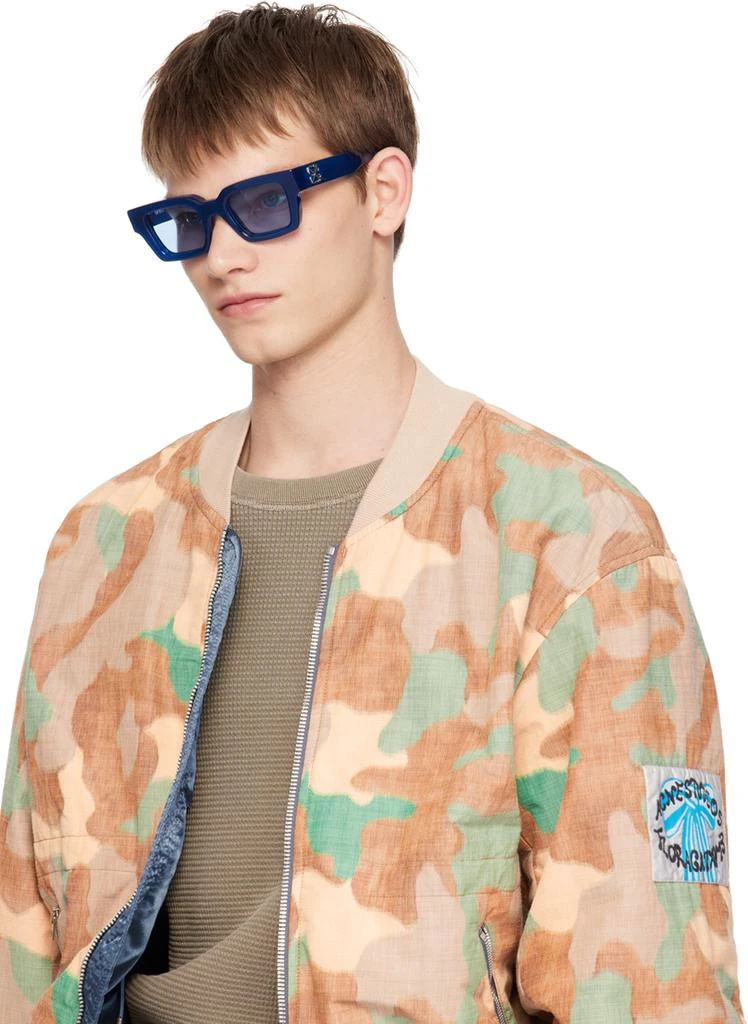 Off-White Blue Virgil Sunglasses 4