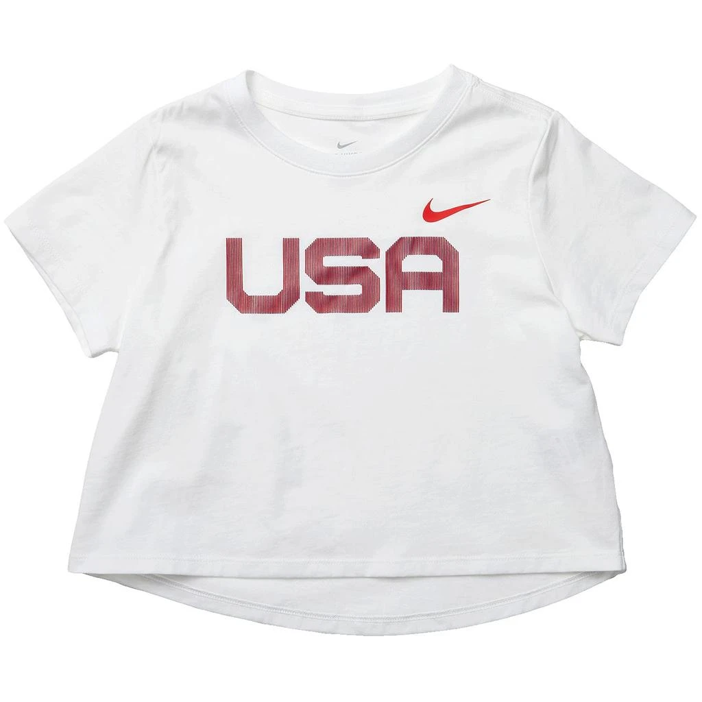 Nike Kids NSW Olympic Tokyo 20 Crop Tee (Little Kids/Big Kids)