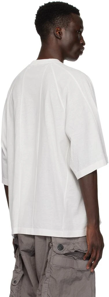 Julius Off-White Paneled T-Shirt 3