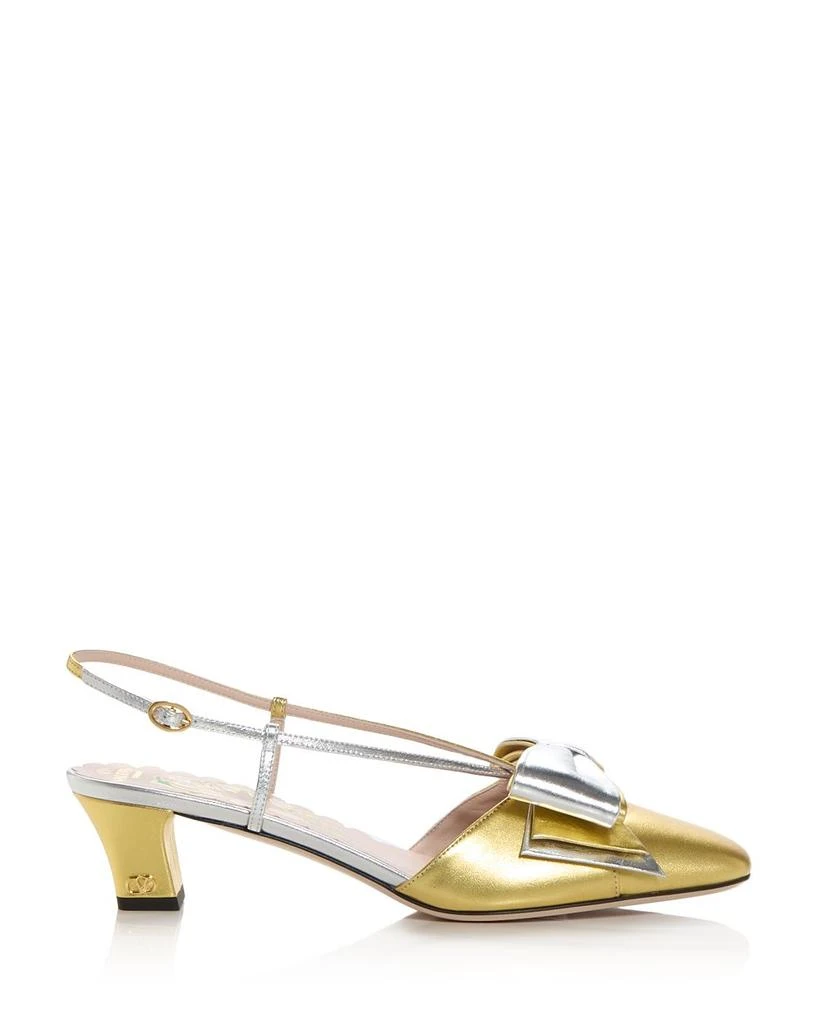 Valentino Women
s Bowow Slingback Pumps 3