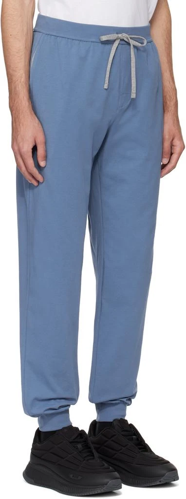 BOSS Blue Embroidered Sweatpants 2