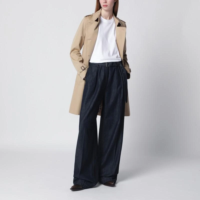 Burberry Beige double-breasted Kensington cotton trench coat 2