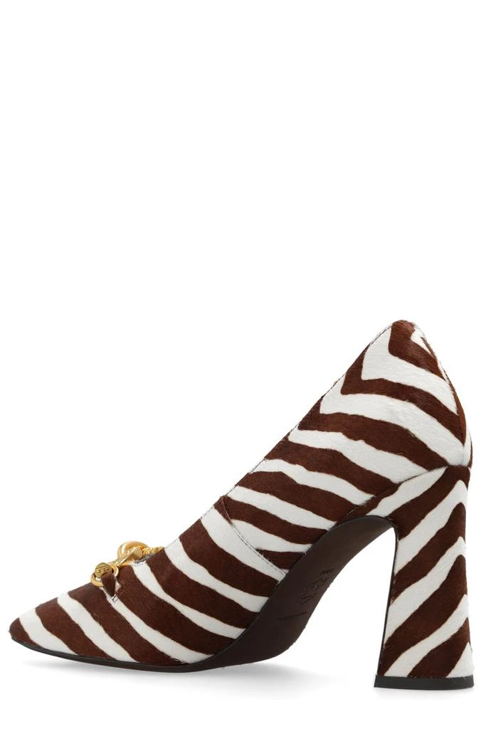 Tory Burch Tory Burch Zebra-Print Square Toe Pumps 3