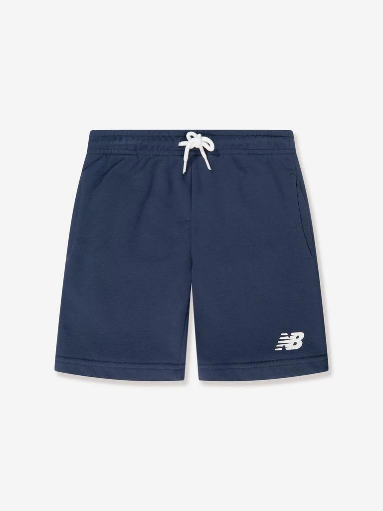 New Balance New Balance Boys Stacked Logo T-Shirt and Shorts Set in White 4