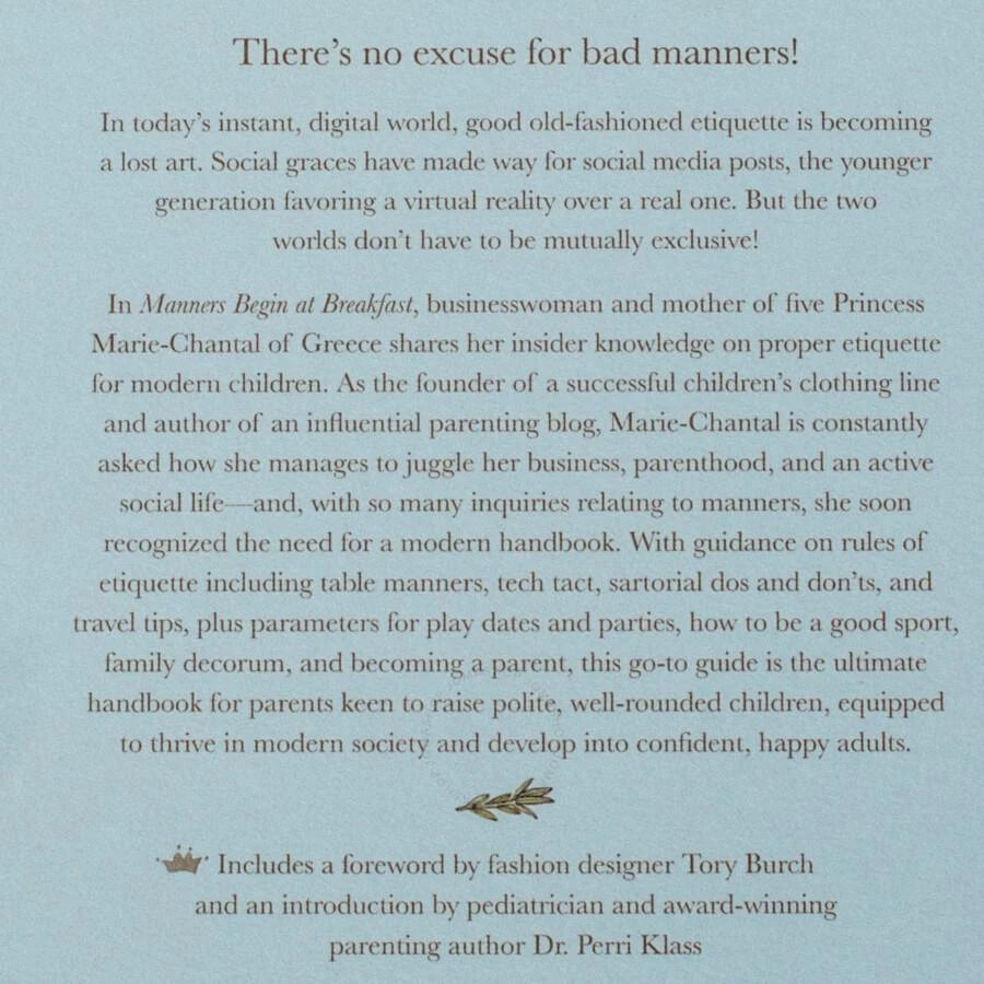 Marie Chantal Marie Chantal Manners Begin at Breakfast Book 2