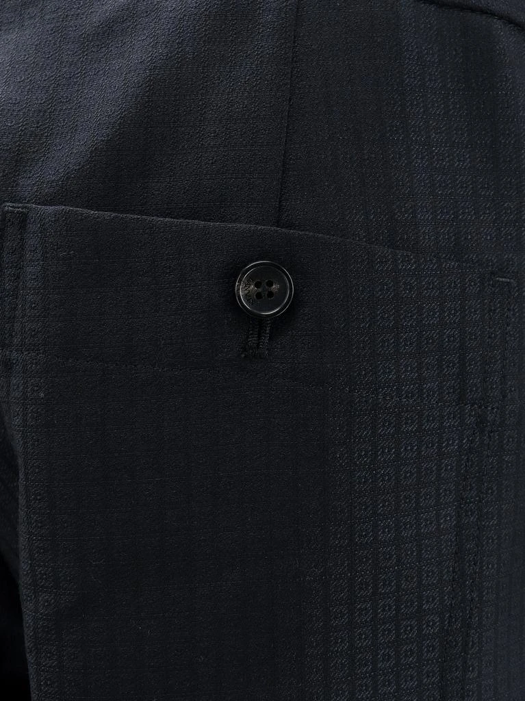 Lanvin Wool and mohair micropattern trouser 3