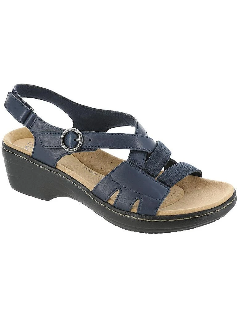 Clarks Merliah Bonita Womens Leather Adjustable Ankle Strap 1