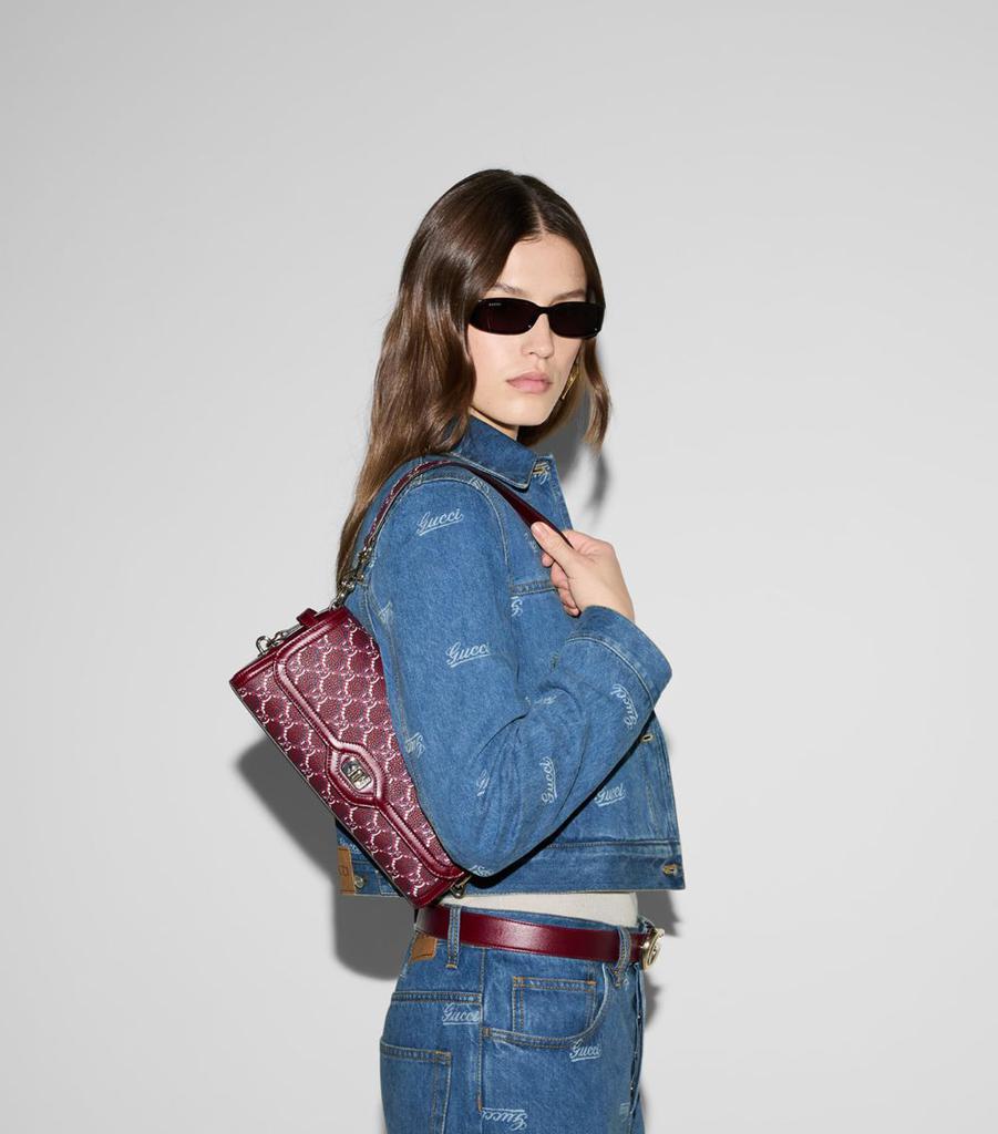 Gucci Small Leather GG Luce Shoulder Bag - Shoulder Bags