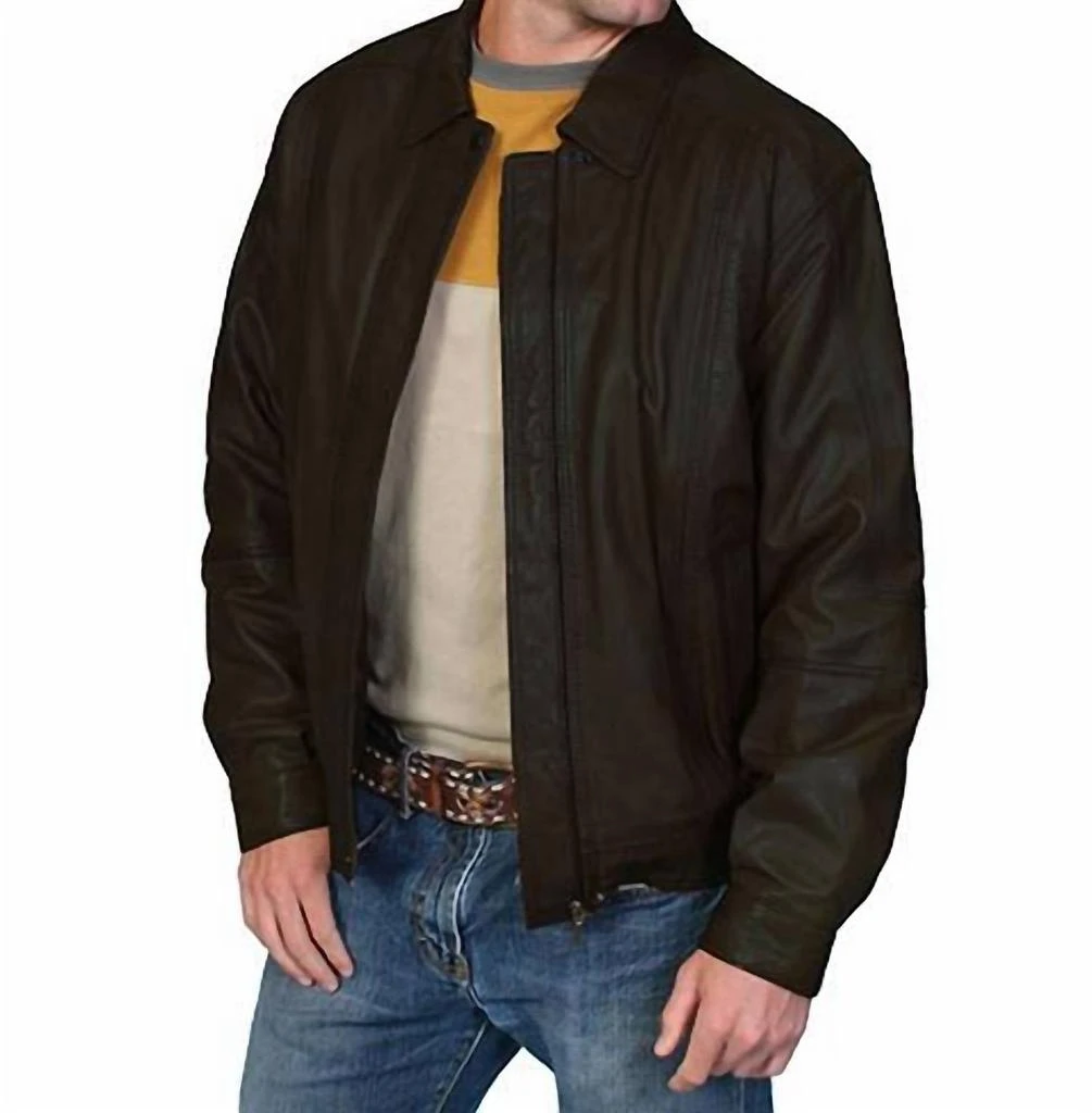 Scully Premium Lambskin Jacket In Black 1