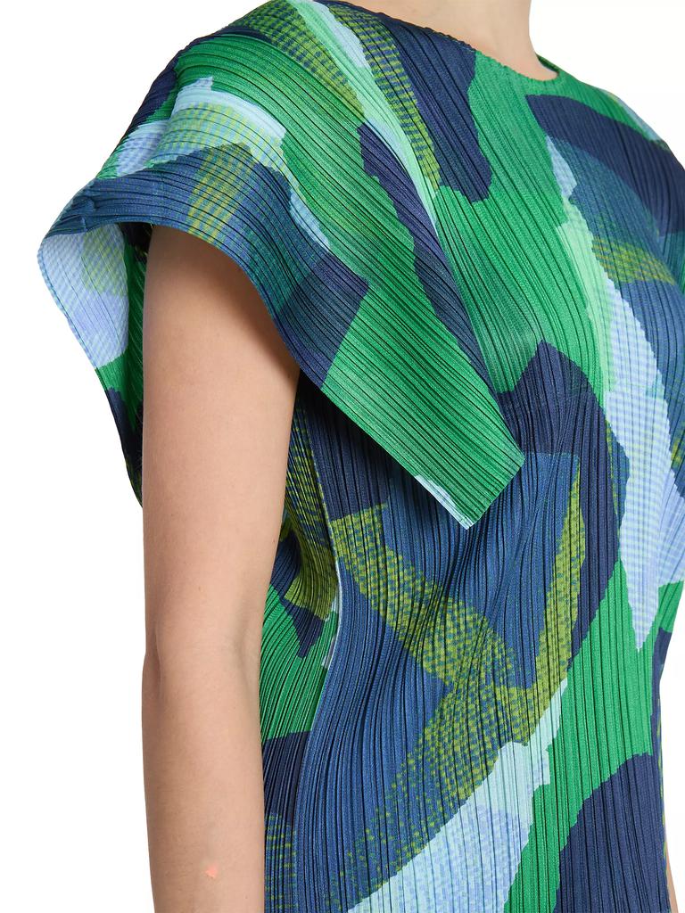 【美品】PLEATS PLEASE トップス/ METEORITE サイズ3 Pleats Please Interplanetary Meteorite Top - T-Shirts - Free