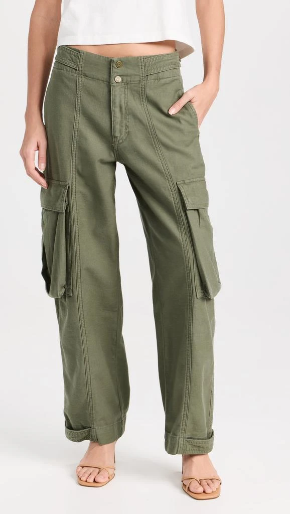 FRAME Wide Leg Cargo Trousers 1