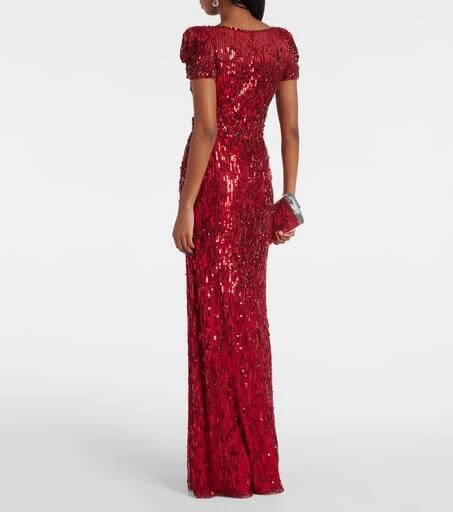 Jenny Packham Sungem sequined gown 3
