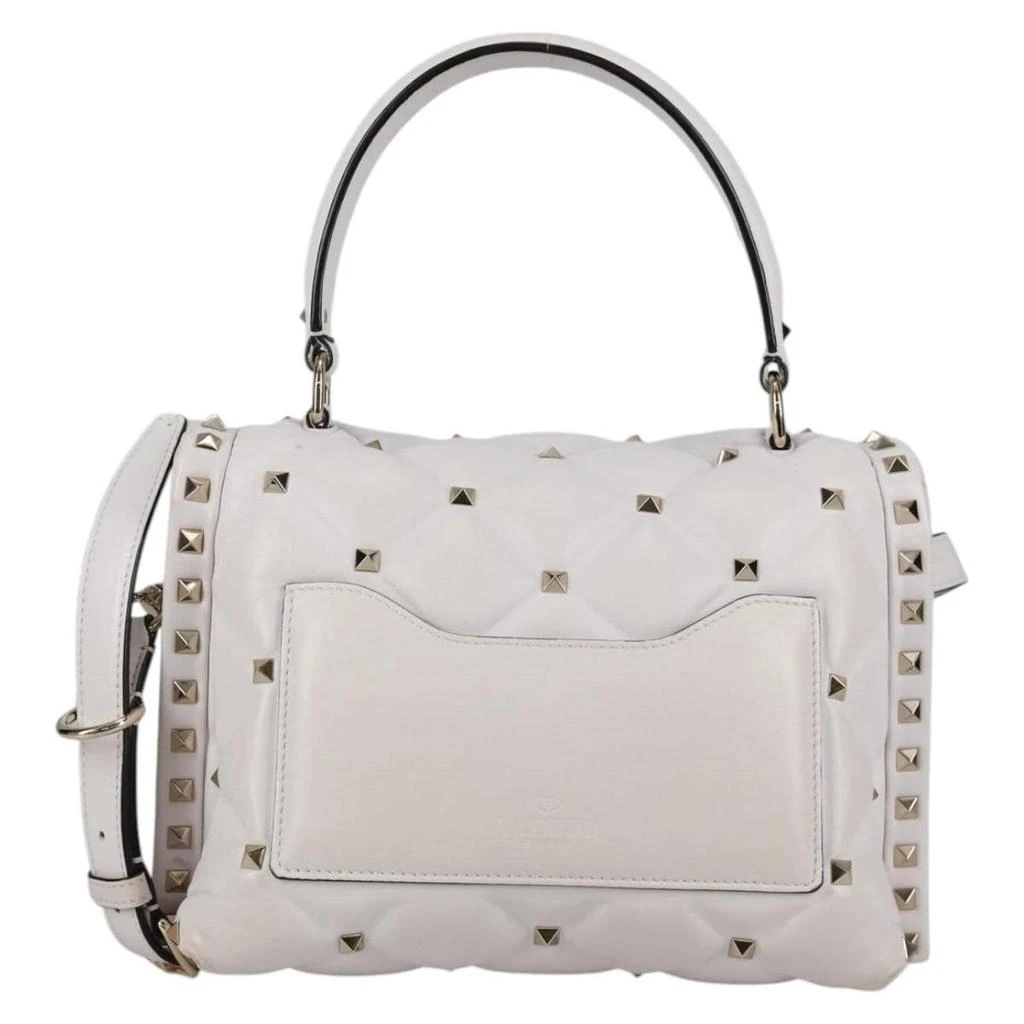Valentino Vltn Candystud Top Handle Bag Printed Leather Leather Handbag (Pre-Owned) 2
