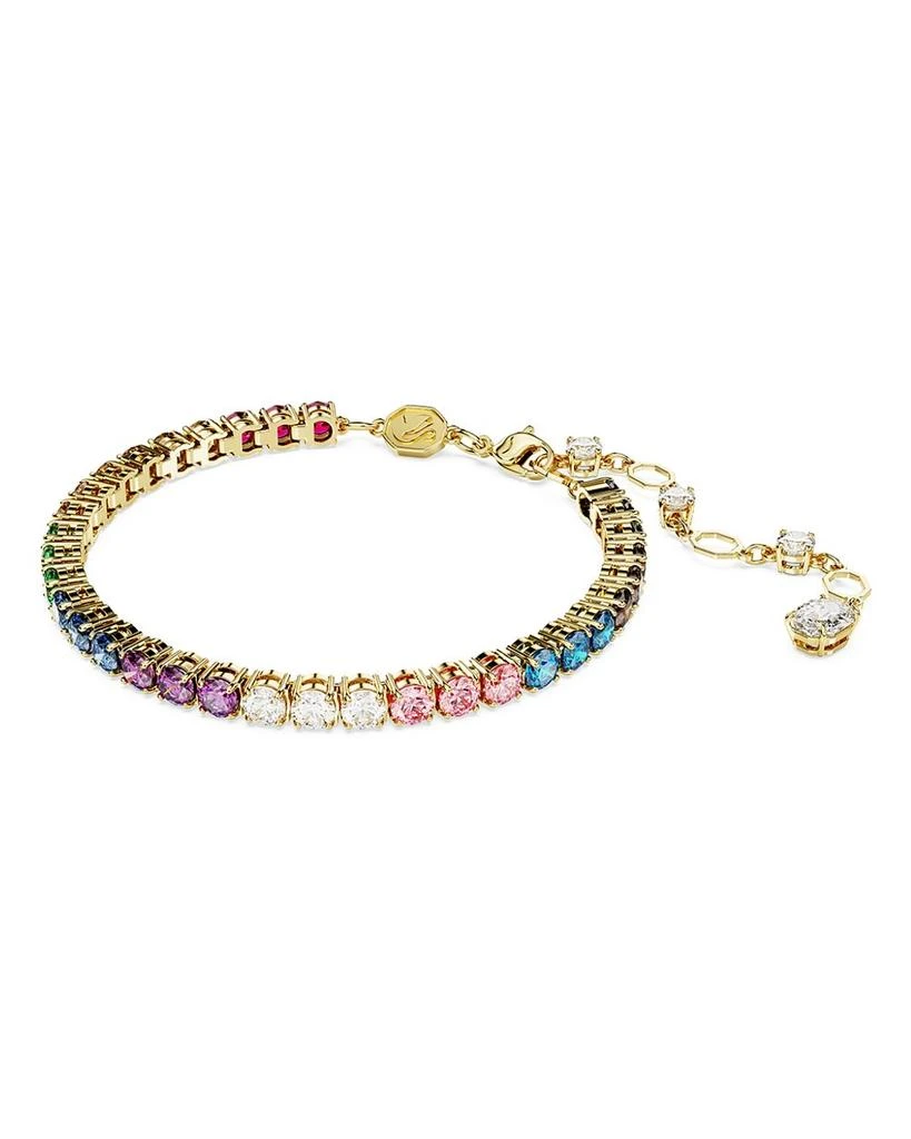 Swarovski Matrix Rainbow Crystal Tennis Bracelet 4