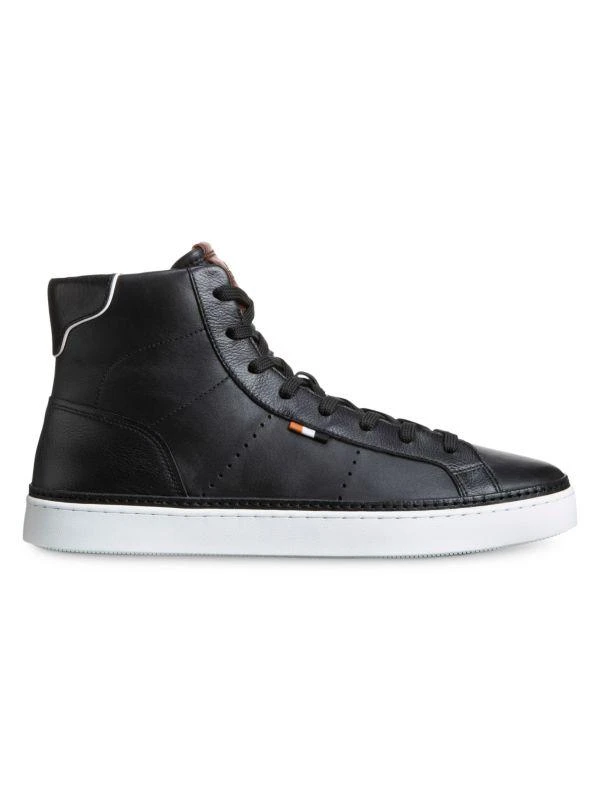 Allen Edmonds Alpha High Top Leather Sneakers 1